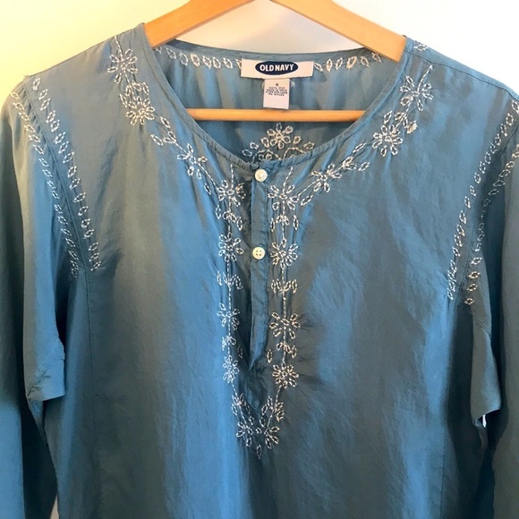 Old Navy 100% Silk Swim Coverup Size S - Picture 3 of 6